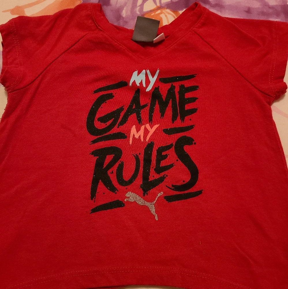 Puma Tshirt For Girls! Lot of 5 ! Size 2T